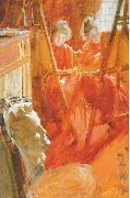 Anders Zorn Les demoiselles Schwartz oil painting on canvas